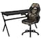 Flash Furniture Black Gaming Desk and Chair Set with Cup Holder BLN-X10D1904L-CAM-GG - alternate 8